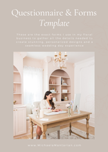 Load image into Gallery viewer, Questionnaire &amp; Forms Template
